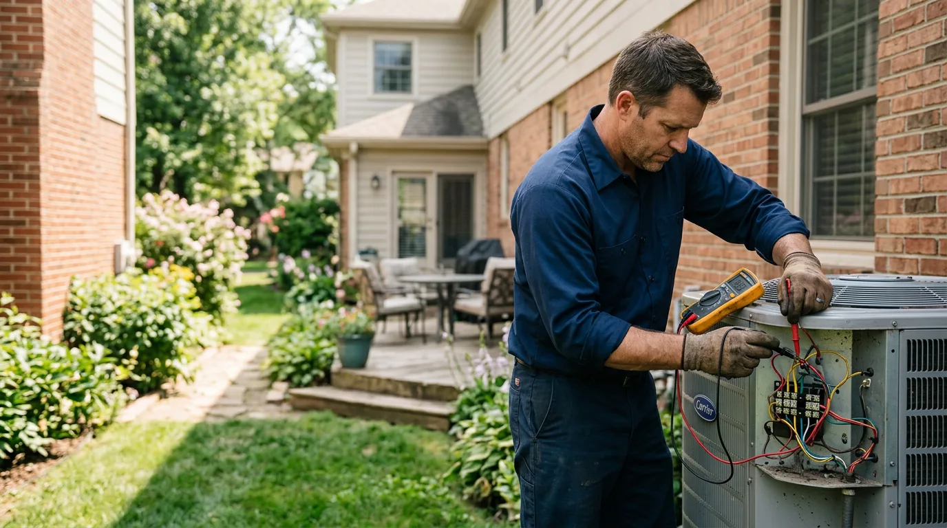 HVAC technician working near Larue, TX